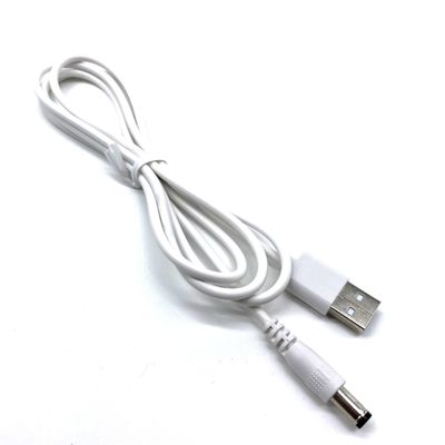 Erkek USB-A Hızlı DC Şarj Kablosu 5.5 X 2.1 mm Elektrikli Diş fırçası