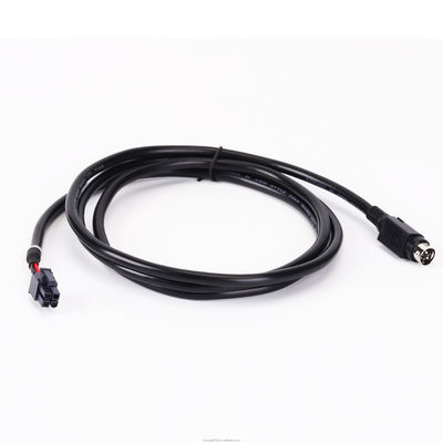 2 4 6 8 Pin Mini DIN Kabloları Erkek Terminale Bağlantı Uzantı Kablosu Montajı