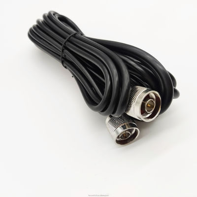 Özelleştirilmiş N Plug To N Plug Düşük Kayıplı RF Koaksiyel Kablo