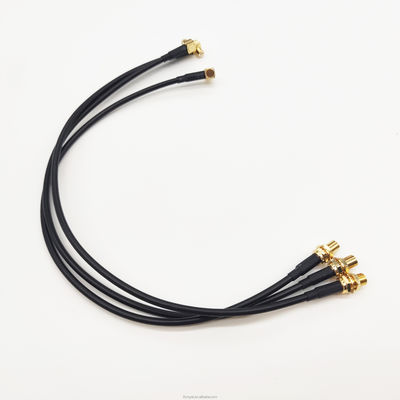 100mm RF Koaksiyel Kablolar RP SMA Kadın MMCX Kablo Uzantısı RG178