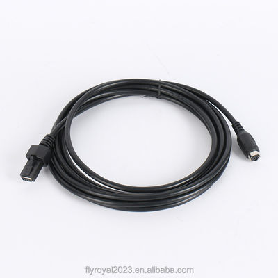 2X4P 4P Din USB yazıcı kablosu 24V 12V Güçlü USB kablosu montajı
