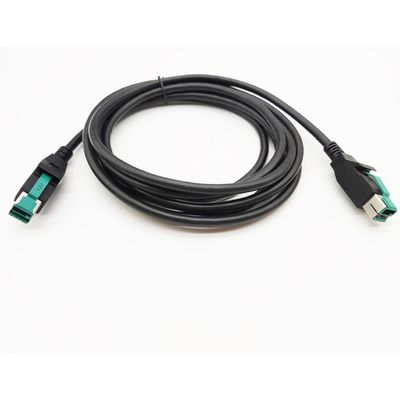 PVC Nylon TPE 24V 12V Yazıcı için Erkeğe Erkeğe USB Kablosu