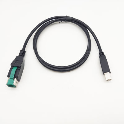 Özel Logo Uzunluğu 12V 24V POS Ekipmanı Yazıcı için GüçlüUSB Kablo