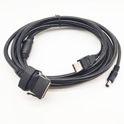 2m 12V 24V USB yazıcı kablosu DC POS ekipmanına 8P bağlantısı
