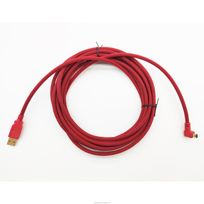 USB 2.0 USB Bir Erkeğin Sağ Köşeye Mikro USB Kablosu Hızlı Şarj Kablosu