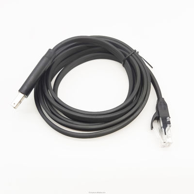 8 Pin 6A Hızlı Şarj USB Kablosu USB A'dan RJ45'e PVC Naylon TPE