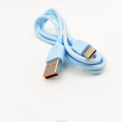Özel Renk Logo Hızlı Şarj USB C Kablo Kablo Erkek USB A'dan C Tipi Kablo