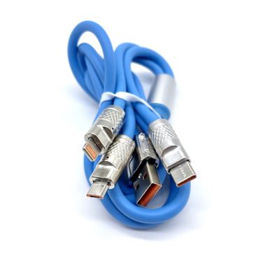 USB 3 In 1 Şarj Veri Kablosu 3A 5A Hızlı Şarj