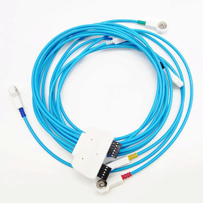EKG Tıbbi Kablolar 4.0mm EKG Snap To 2.54 Bağlantı Tıbbi Tel